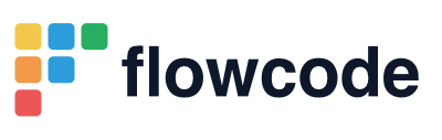 Flow Code Text Logo